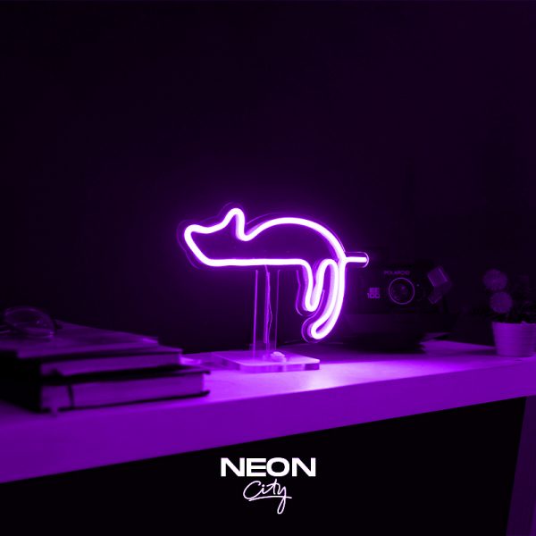 Lazy cat (Lampe Neon)