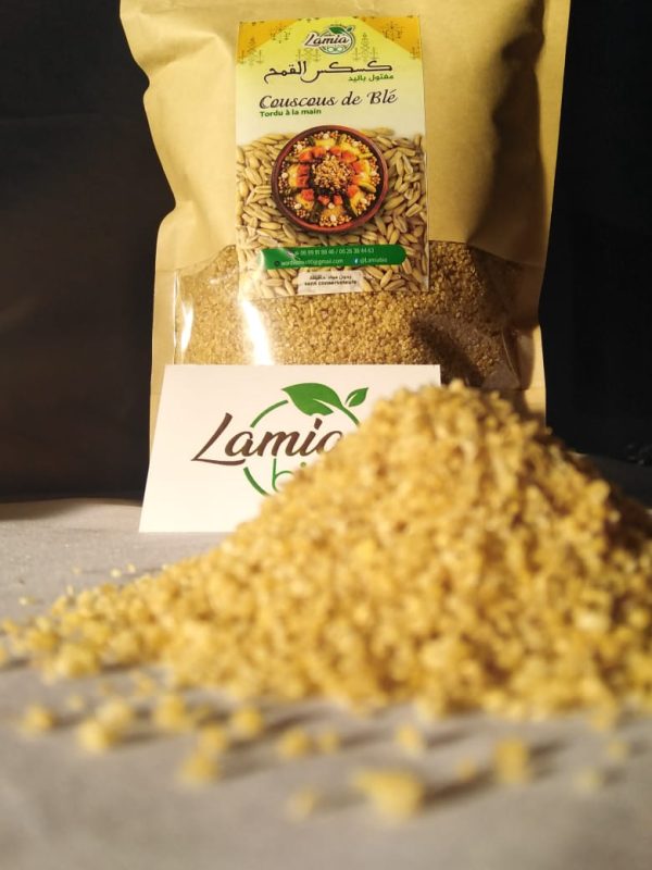 (1kg) كسكس القمح الكامل  Lamia Bio