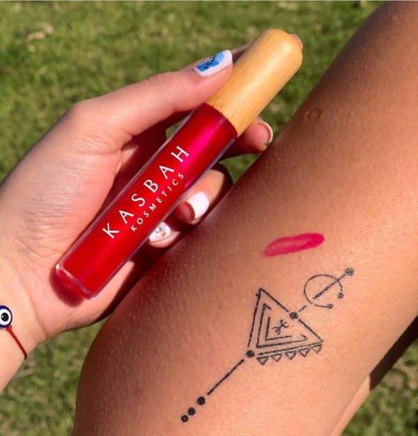 Homemade vegan Lipgloss (Fushia)
