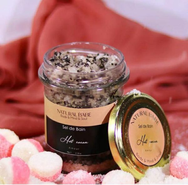Sel de bain au chocolat