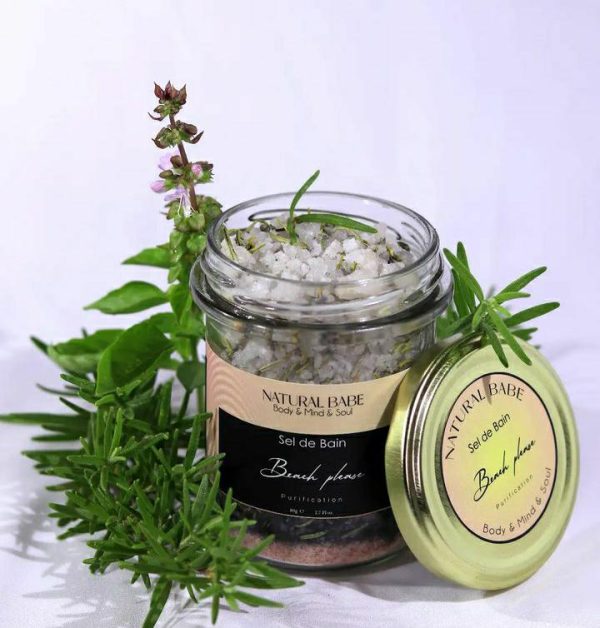 Sel de bain à la lavande et romarin