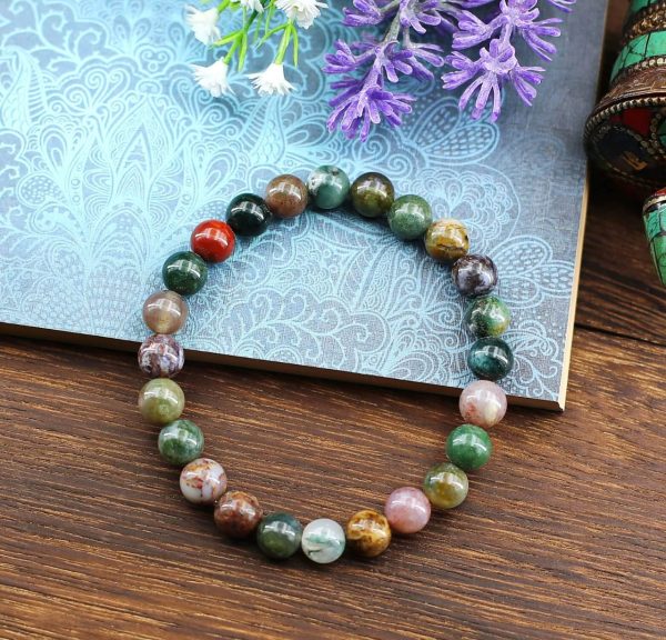 Bracelet pierre AGATE INDIENNE