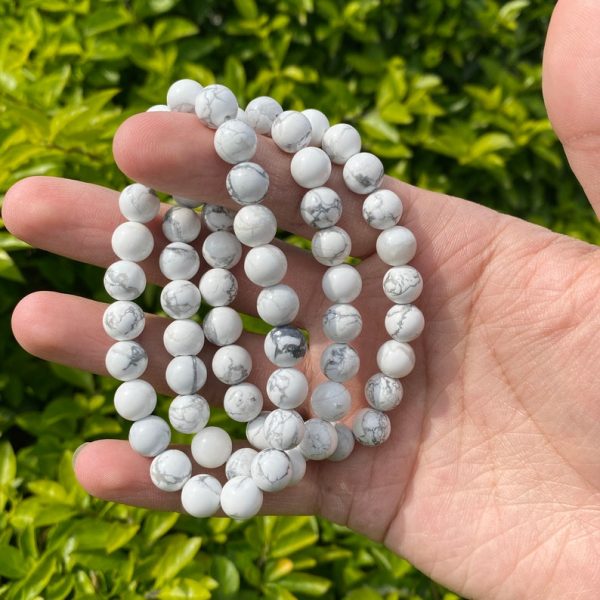 Bracelet pierre HOWLITE
