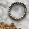Bracelet pierre JASPE DALMATIEN