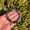 Bracelet pierre OBSIDIENNE NEIGE