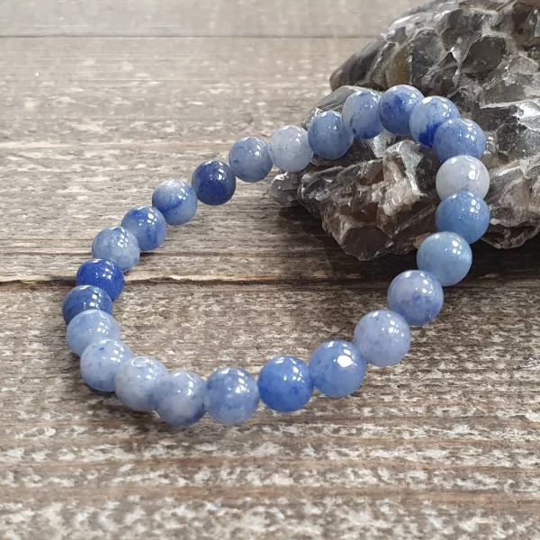 Bracelet pierre QUARTZ BLEU