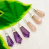 Pendentif Pointe QUARTZ ROSE