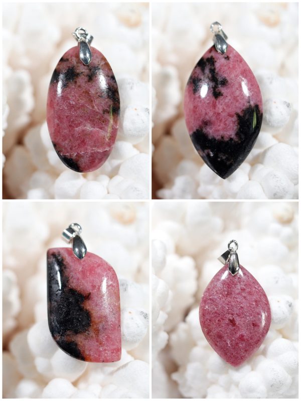 Pendentif RHODONITE