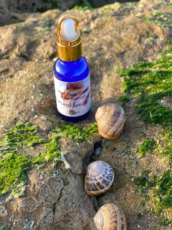 Sérum visage naturel au gel d'escargot