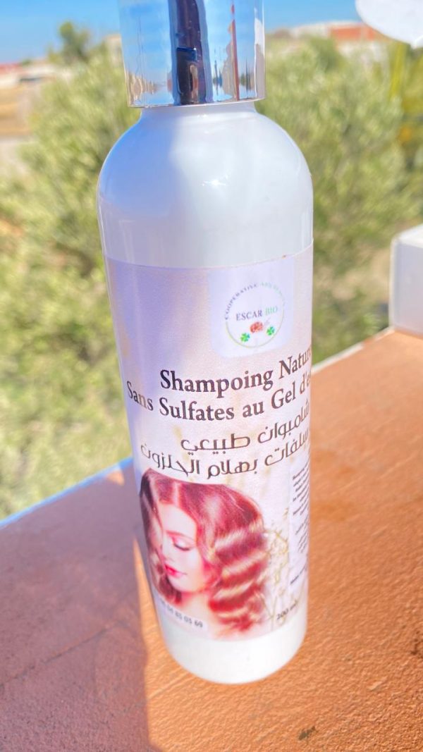 Shampoing Natural sans sulfates au gel d'escargot